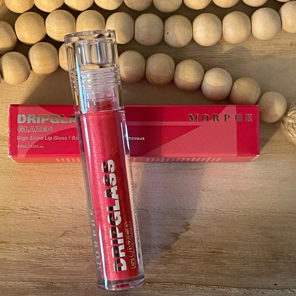 MORPHE Dripglass Glazed High Shine Lip Gloss In Raspberry Reflection